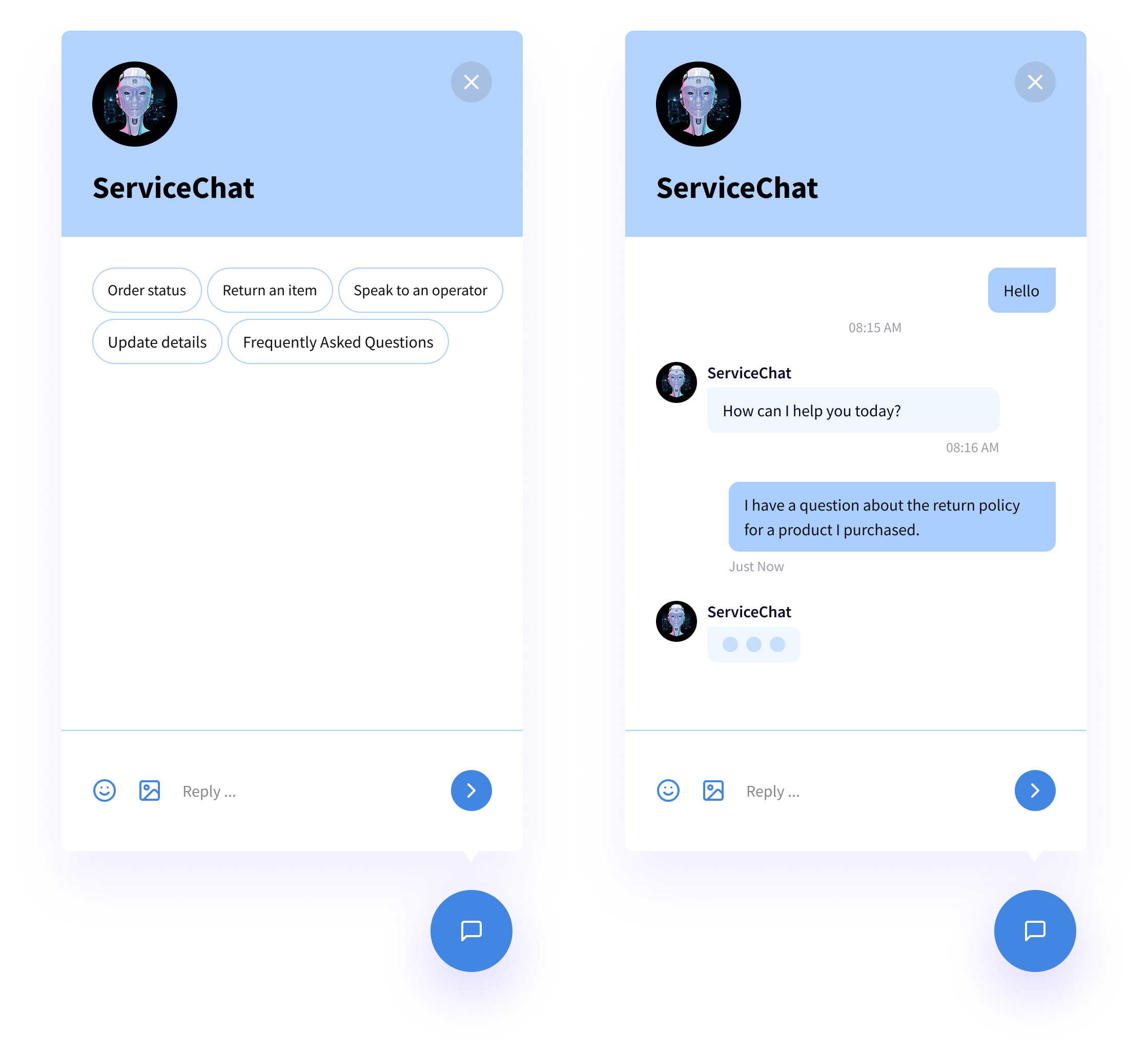 case study servicechat custom ai solutions by Uran